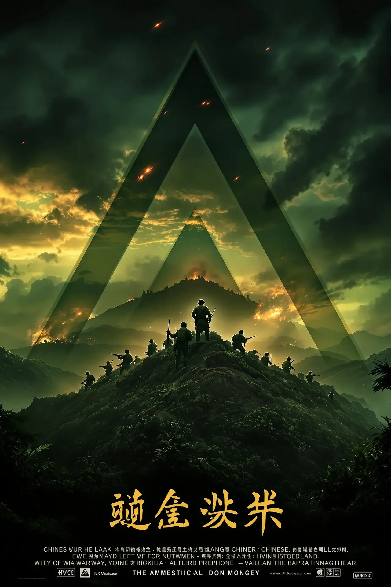 战火孤城 - 战争电影海报