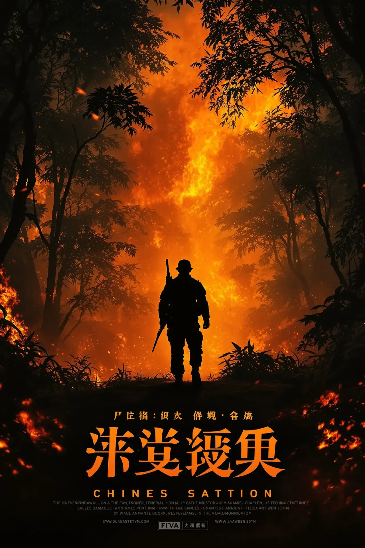 孤胆英雄 - 动作电影海报